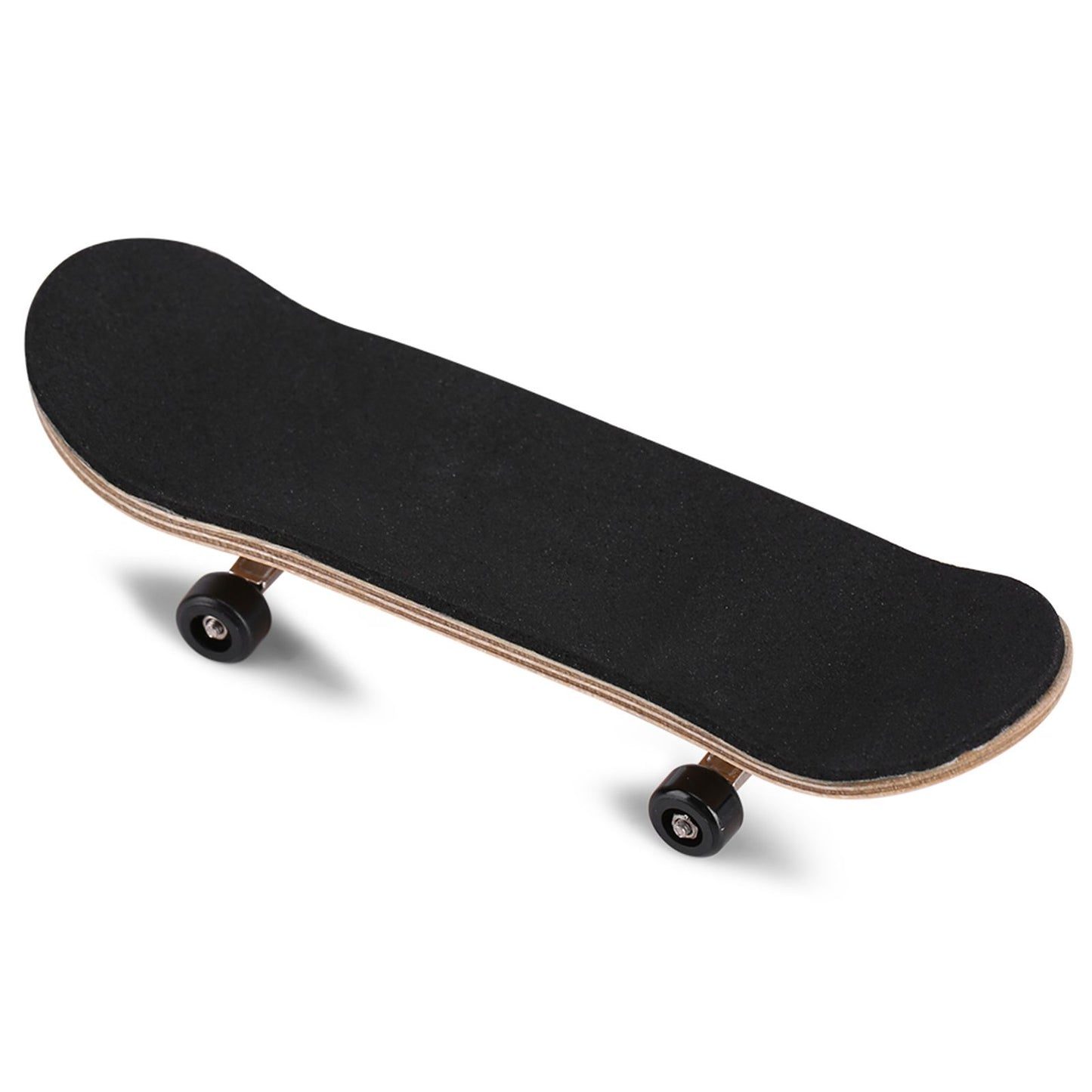 1Pc Maple Wooden Alloy Fingerboard Finger Skateboards With Box Reduce Pressure Gifts Black
