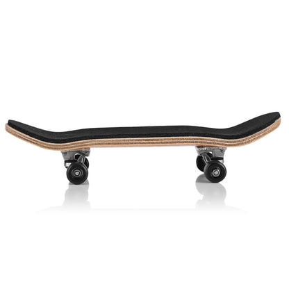 1Pc Maple Wooden Alloy Fingerboard Finger Skateboards With Box Reduce Pressure Gifts Black