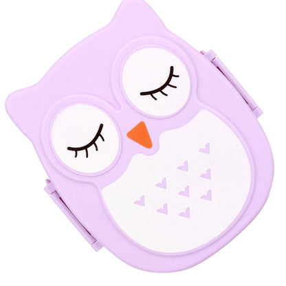 Plastic Portable Cartoon Lunch Box Food Safe Microwave Storage Container