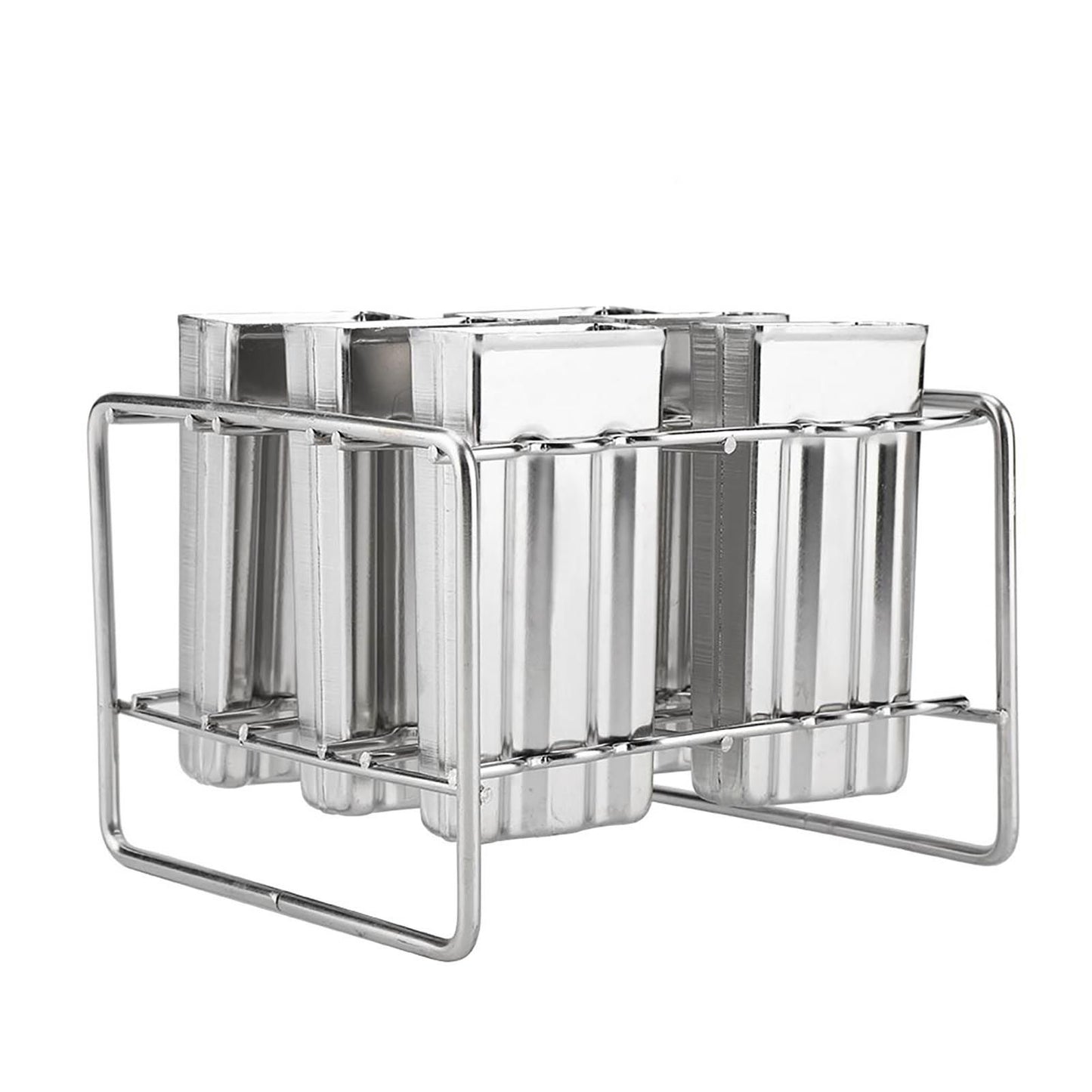 Stainless Steel Molds Ice Cream Industrial Home Kitchen DIY Ice Pop Mould Maker Tool(1#)