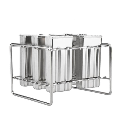 Stainless Steel Molds Ice Cream Industrial Home Kitchen DIY Ice Pop Mould Maker Tool(1#)