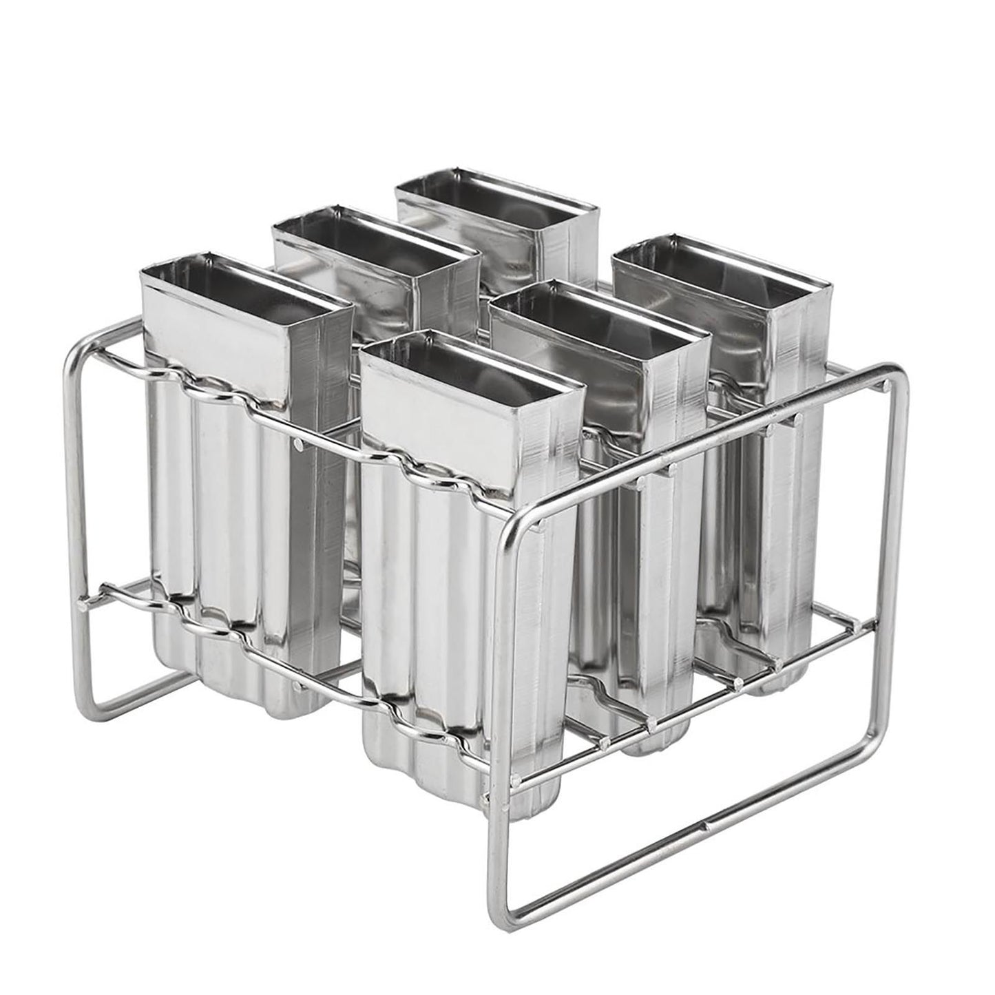 Stainless Steel Molds Ice Cream Industrial Home Kitchen DIY Ice Pop Mould Maker Tool(1#)