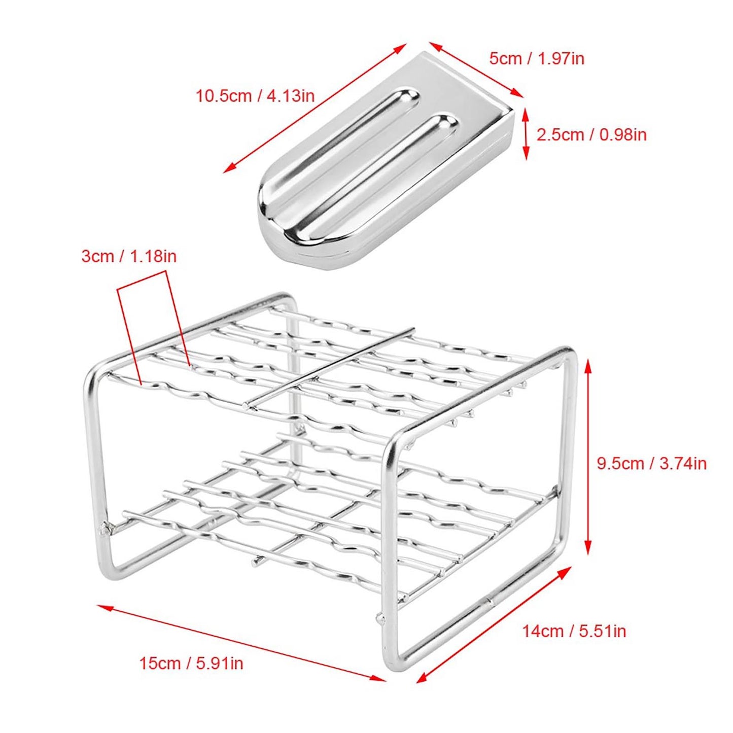 Stainless Steel Molds Ice Cream Industrial Home Kitchen DIY Ice Pop Mould Maker Tool(2#)