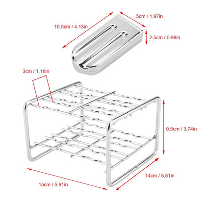 Stainless Steel Molds Ice Cream Industrial Home Kitchen DIY Ice Pop Mould Maker Tool(2#)