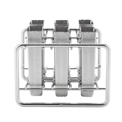 Stainless Steel Molds Ice Cream Industrial Home Kitchen DIY Ice Pop Mould Maker Tool(2#)