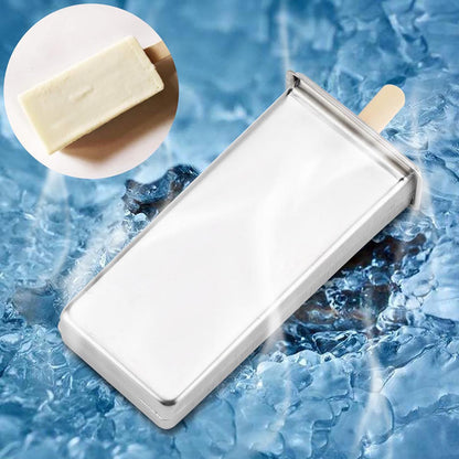 Stainless Steel Molds Ice Cream Industrial Home Kitchen DIY Ice Pop Mould Maker Tool(3#)