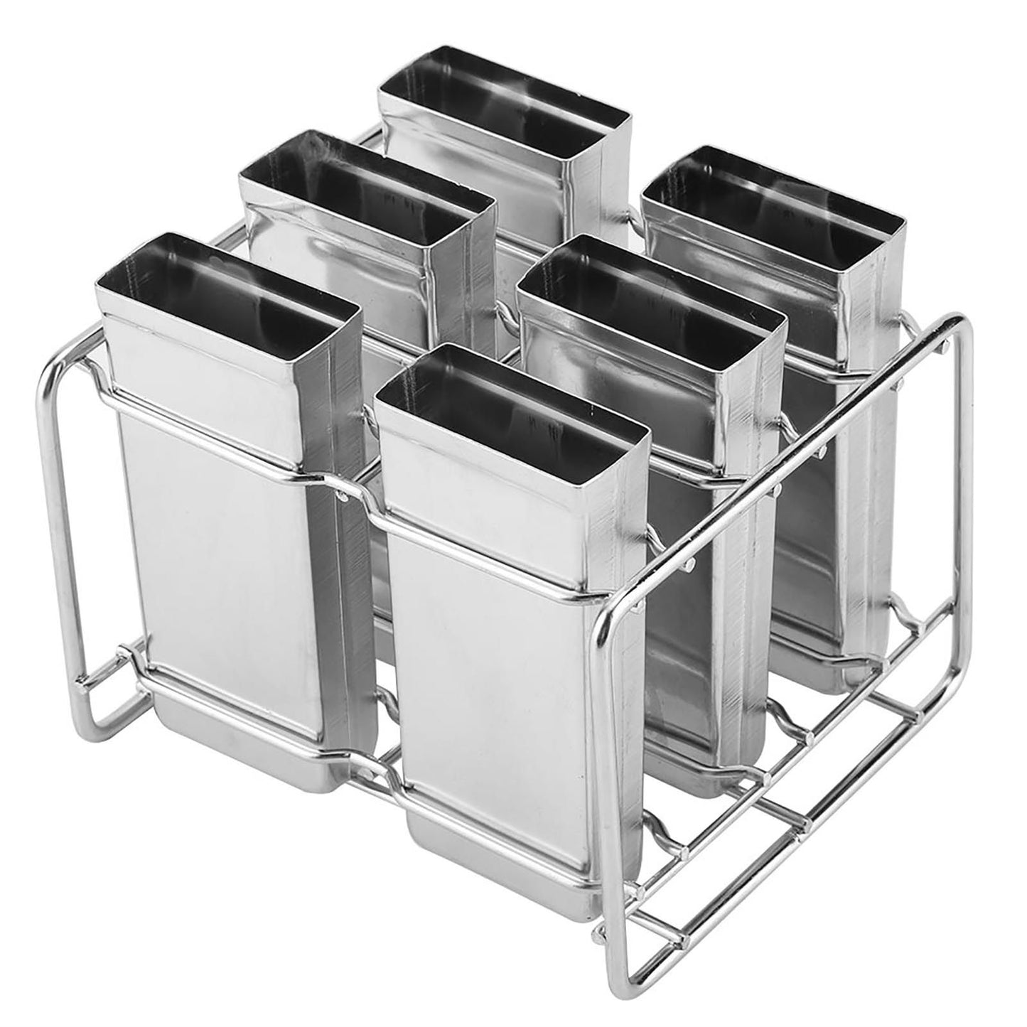 Stainless Steel Molds Ice Cream Industrial Home Kitchen DIY Ice Pop Mould Maker Tool(3#)