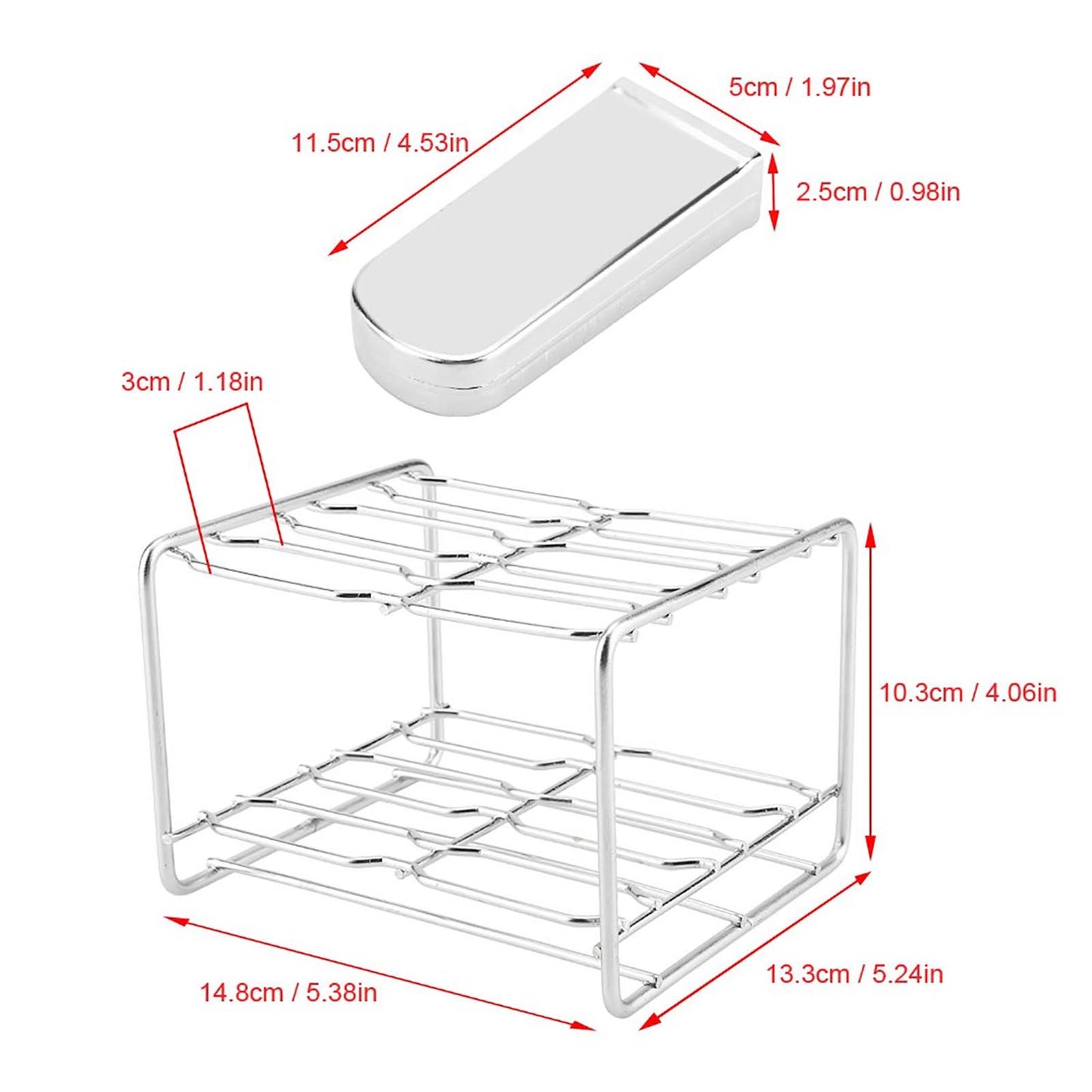 Stainless Steel Molds Ice Cream Industrial Home Kitchen DIY Ice Pop Mould Maker Tool(4#)
