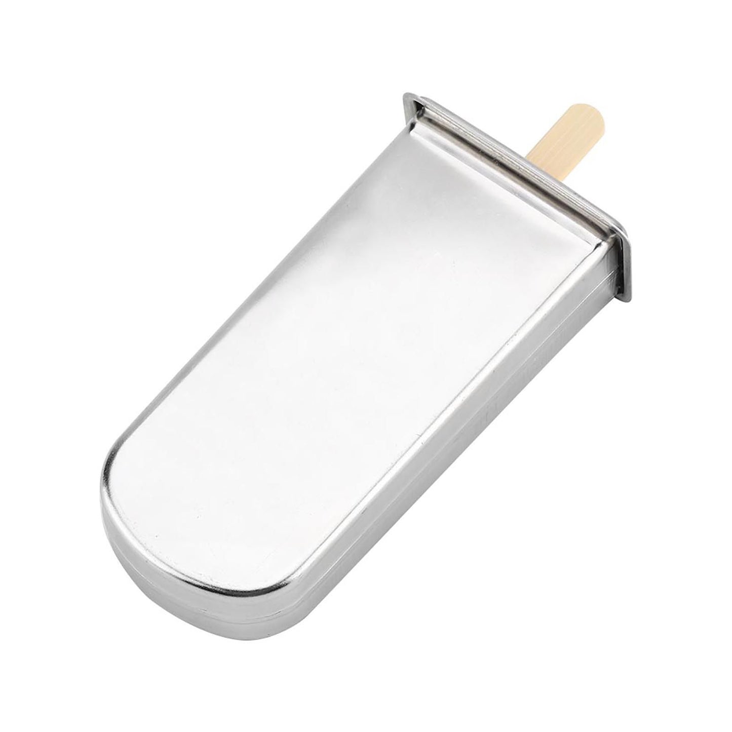 Stainless Steel Molds Ice Cream Industrial Home Kitchen DIY Ice Pop Mould Maker Tool(4#)