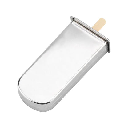 Stainless Steel Molds Ice Cream Industrial Home Kitchen DIY Ice Pop Mould Maker Tool(4#)
