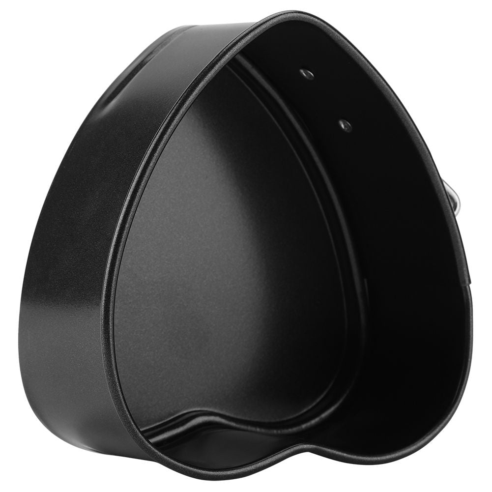 Carbon Steel Cake Mold with Removable Pan Tray Heart Shaped Baking Mould Nonstick Cookware