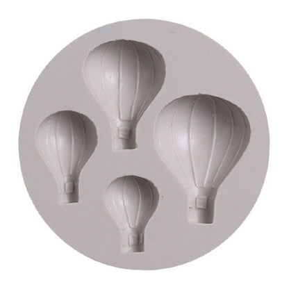 Hot Air Balloon Pattern Fondant Cake Decorative Baking Silicone DIY Mold (50-614)