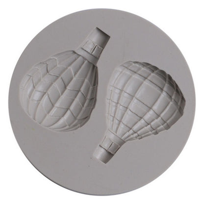 Hot Air Balloon Pattern Fondant Cake Decorative Baking Silicone DIY Mold (50-615)