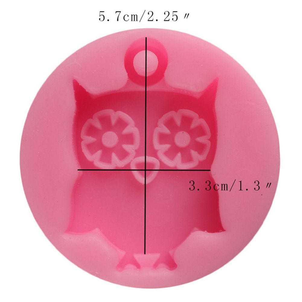 Cute Owl Shape Cake Baking Cookie Chocolate Sugar Paste Food Silicone Mold Bakeware