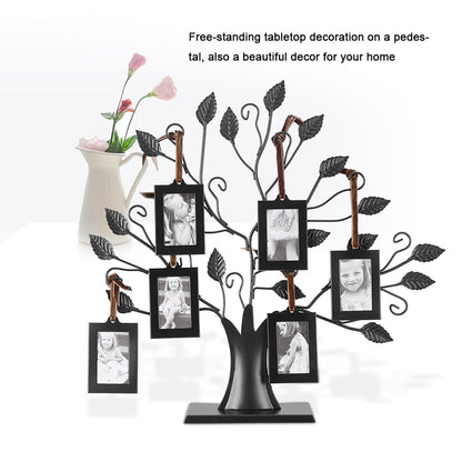 Fashionable Family Photos Frame Display Tree with Hanging Pictures Frames Home Decor S
