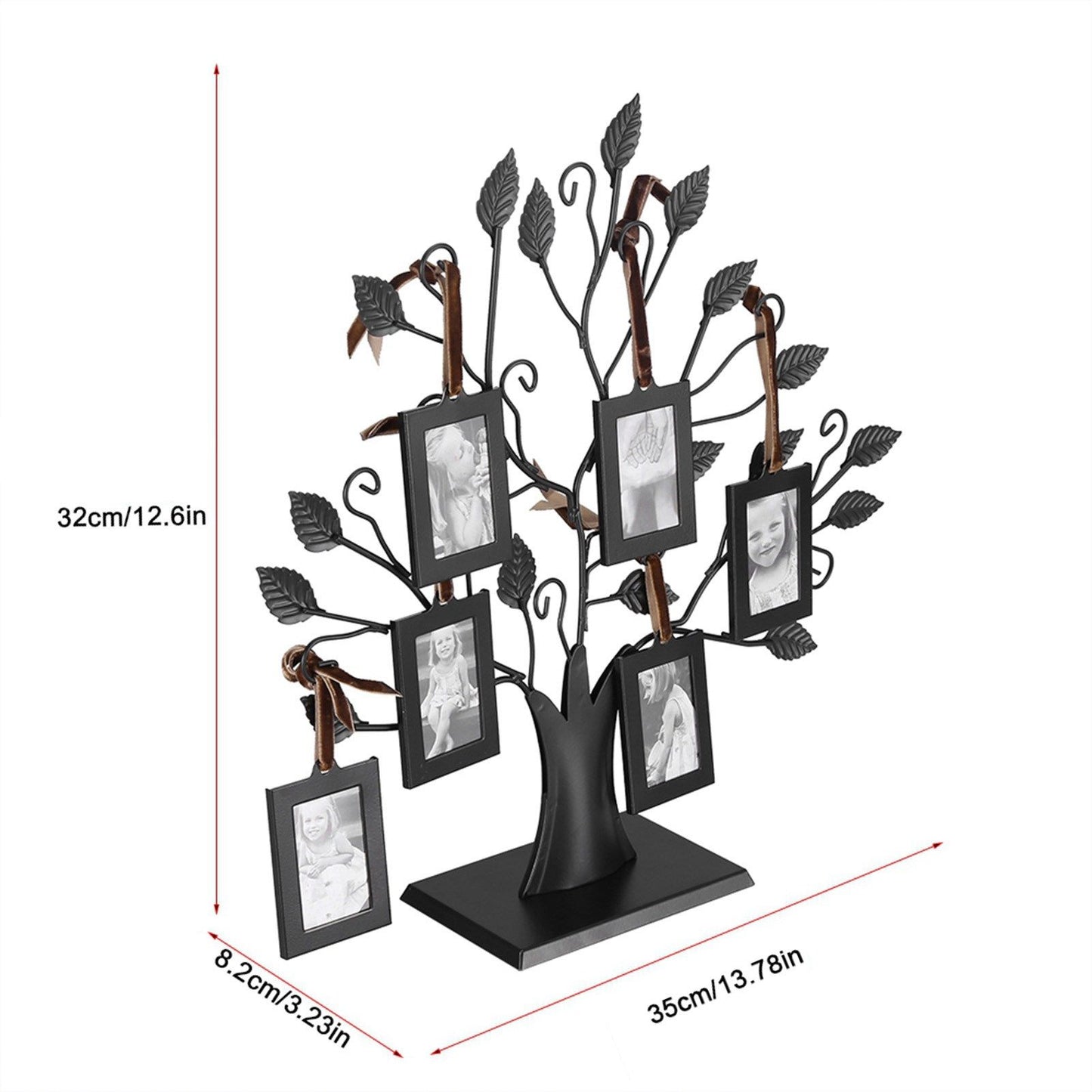 Fashionable Family Photos Frame Display Tree with Hanging Pictures Frames Home Decor S