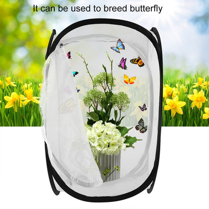 Large Foldable Portable Durable Ventilated Butterfly House Breeding Cage
