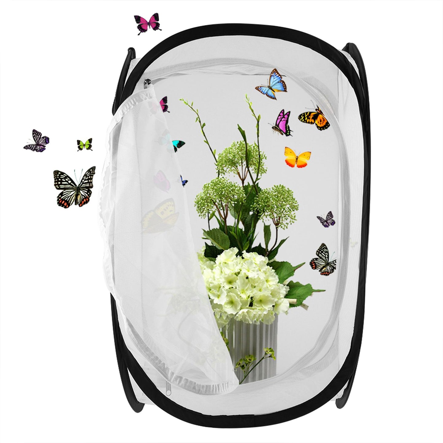 Large Foldable Portable Durable Ventilated Butterfly House Breeding Cage