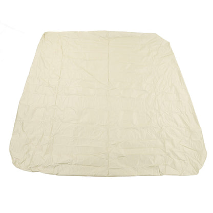SPA Cover Square Waterproof 190 Silver Coated Polyester Taff Weather Resistant Hot Tub Cover Protector for Bathtub 231x231x30cm/90.9x90.9x11.8in Beige