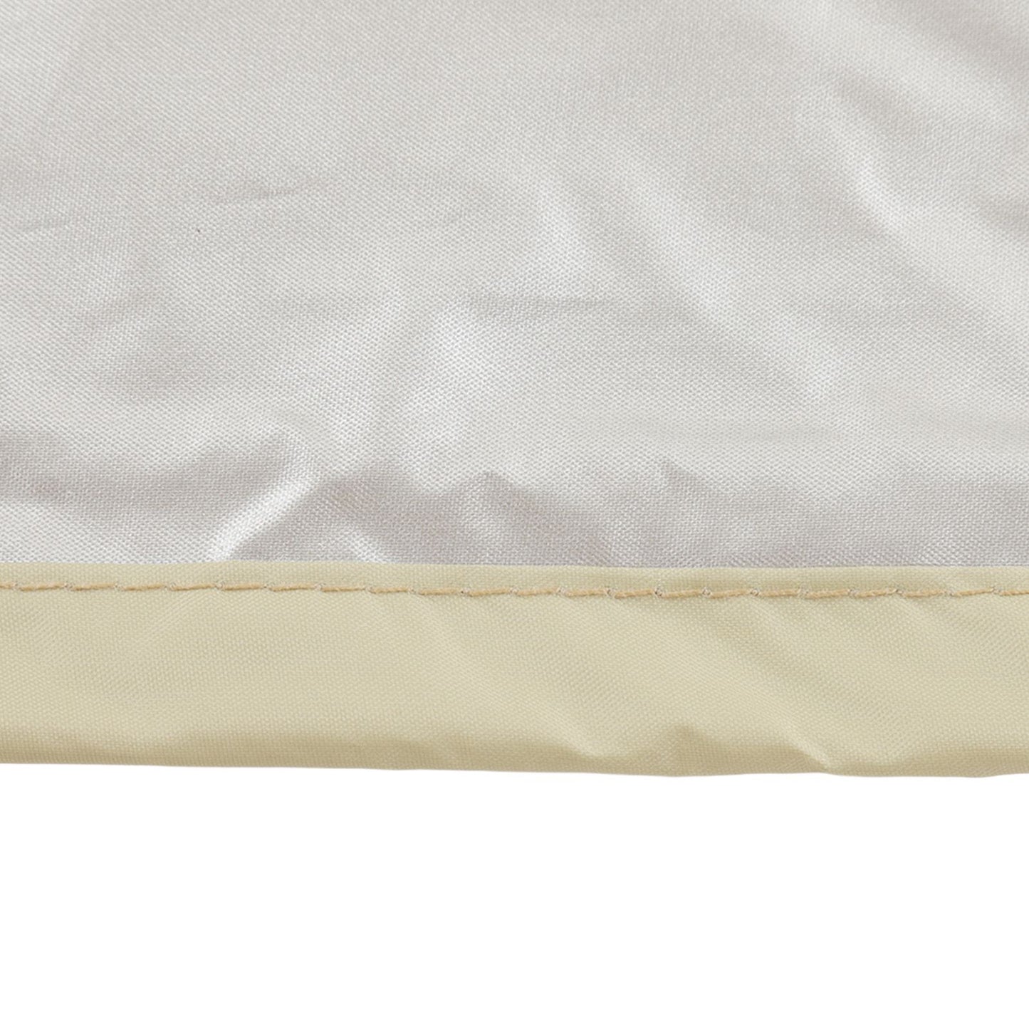 SPA Cover Square Waterproof 190 Silver Coated Polyester Taff Weather Resistant Hot Tub Cover Protector for Bathtub 231x231x30cm/90.9x90.9x11.8in Beige
