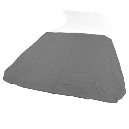 SPA Cover Square Waterproof 190 Silver Coated Polyester Taff Weather Resistant Hot Tub Cover Protector for Bathtub 207x207x30cm/81.5x81.5x11.8in Grey