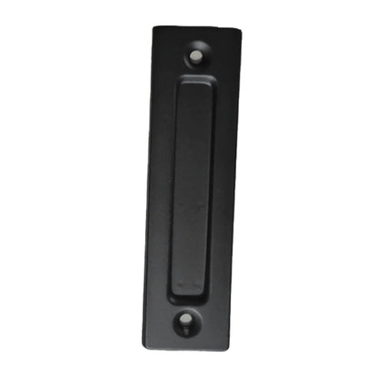 Sliding Barn Door Handle Carbon Steel 4.8mm Thick Double Sided Barn Door Push Pull Handle Black Round Handle