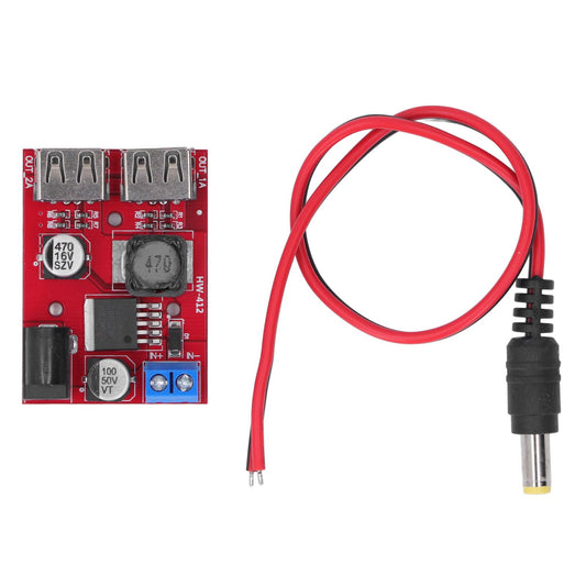 DC 6V‑30V to 5V Solar Controller Circuit Board Voltage Stabilizing Controller Solar Power Buck USB Circuit Board