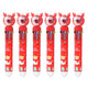 6pcs Christmas Ballpoint Pen 10 Colors Innovative Christmas Press Ballpoint Pen for Teacher Students Children Gift Christmas Snowman