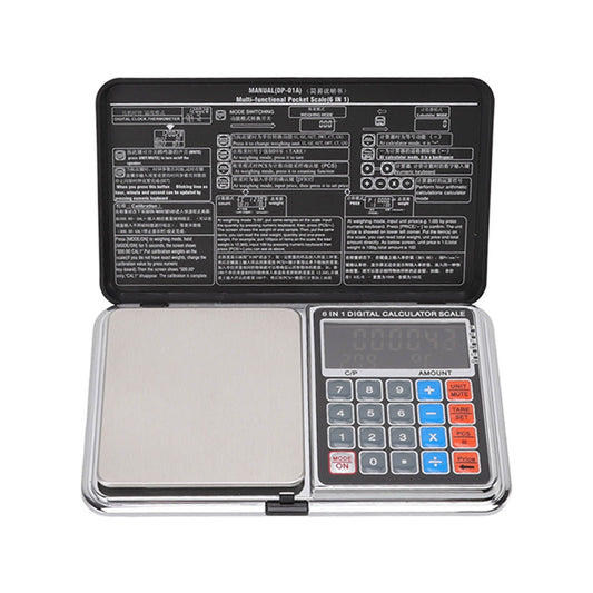 0.01/100G Digital Calculator Scale Kitchen Scale Baking Food Precise Scale with White Light Backlit Screen