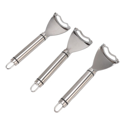 3pcs Stainless Steel Corn Cutter Peeler Safe Quick Clean Comfortable Grip Corn Thresher Planer Cutter for Kitchen