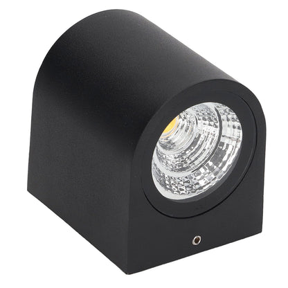 5W LED Wall Light Cylindrical Aluminum Case Lighting Lamp for Corridor Porch Aisle 85‑265V 3000K Warm Light