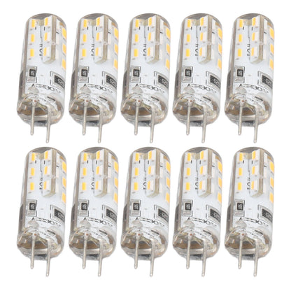 10 Pcs G4 LED Bulbs Bi Pin Base Silicone Warm White 3000K 1.5W AC220V 110LM Landscape Bulbs Replacement