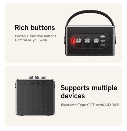 AWEI KA30 Mini Retro Bluetooth Speaker，white