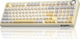 Solakaka Ki99pro 3‑Mode RGB Mechanical Keyboard,  Orange-White