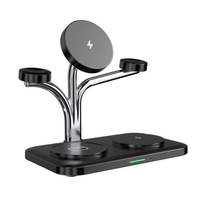 OC22 5-in-1 Wireless Charging Stand Multi Device Fast Charging Dock，black