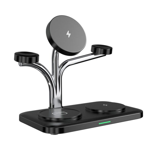 OC22 5-in-1 Wireless Charging Stand Multi Device Fast Charging Dock，black