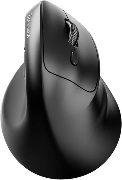 SOLAKAKA SM520 Tri-Mode Vertical Ergonomic Mouse, 24000 DPI Programmable Wireless Vertical Mouse，black