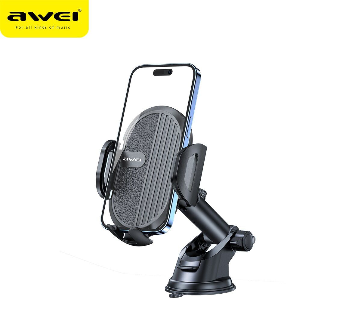 X72 360° Rotation Car Phone Holder, Auto Lock Air Vent Mount for All Mobile Phones，black