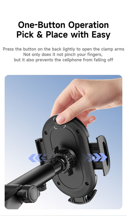 X72 360° Rotation Car Phone Holder, Auto Lock Air Vent Mount for All Mobile Phones，black
