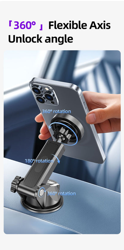 AWEI X88 Suction Cup Car Mount, Windshield Dashboard Universal Cell Phone Holder，black