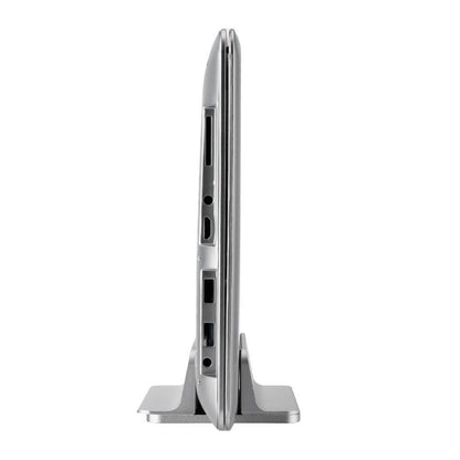 Adjustable Aluminum Vertical Laptop Stand NoteBooks Holder