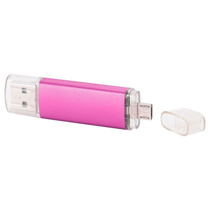 2 in 1 USB Flash Drive OTG U Disk High Capacity External Data Storage