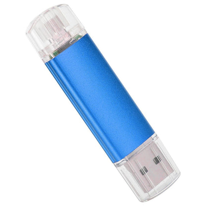 2 in 1 USB Flash Drive OTG USB2.0 U Disk High Capacity Data Storage Memory