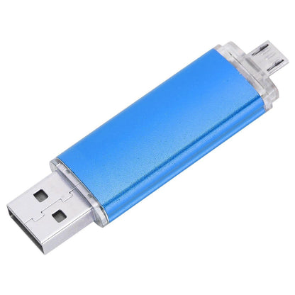 2 in 1 USB Flash Drive OTG USB2.0 U Disk High Capacity Data Storage Memory