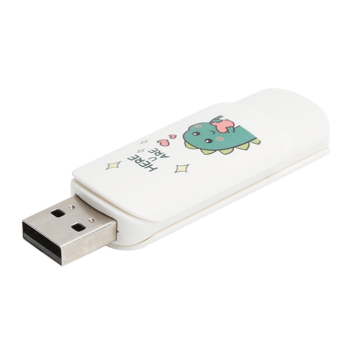 U Disk Slide Cover Type Cartoon Pattern Portable USB Flash Drive Memory