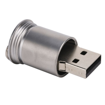 Unique Can Shaped U Disk Fashionable Portable USB Flash Drive Brass Yellow