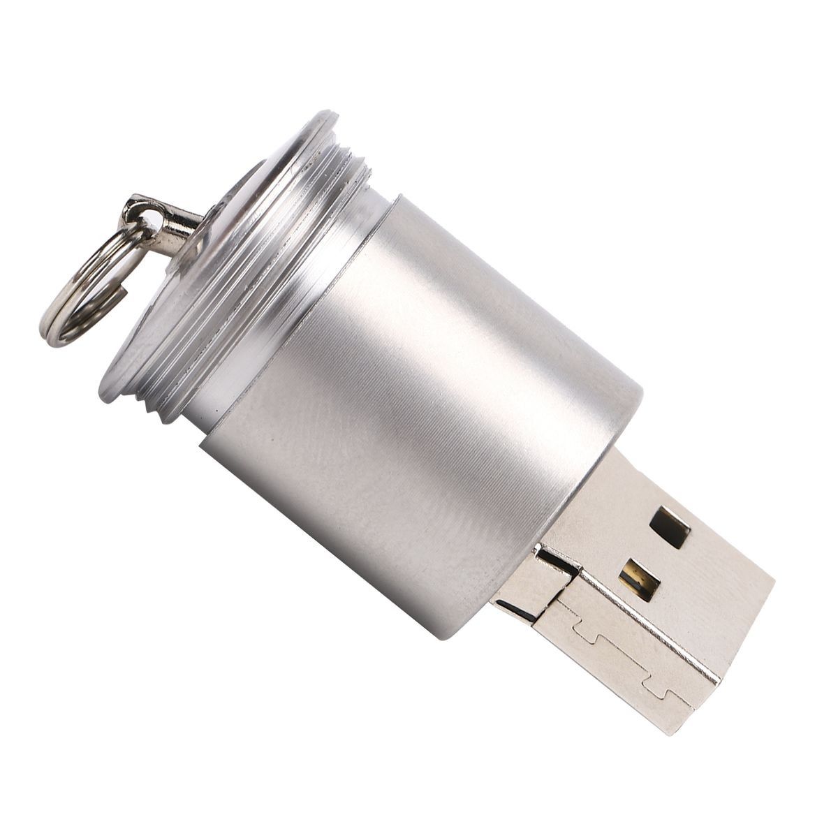 Unique Can Shaped U Disk Fashionable Portable USB Flash Drive Brass Yellow