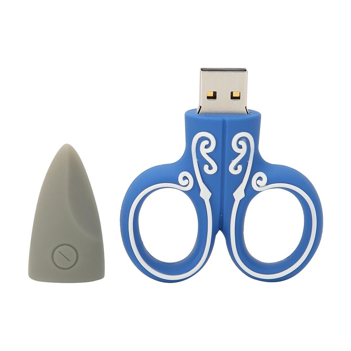 Memory Stick USB Flash Drive Cartoon Scissors U Disk Plugin Portable Data