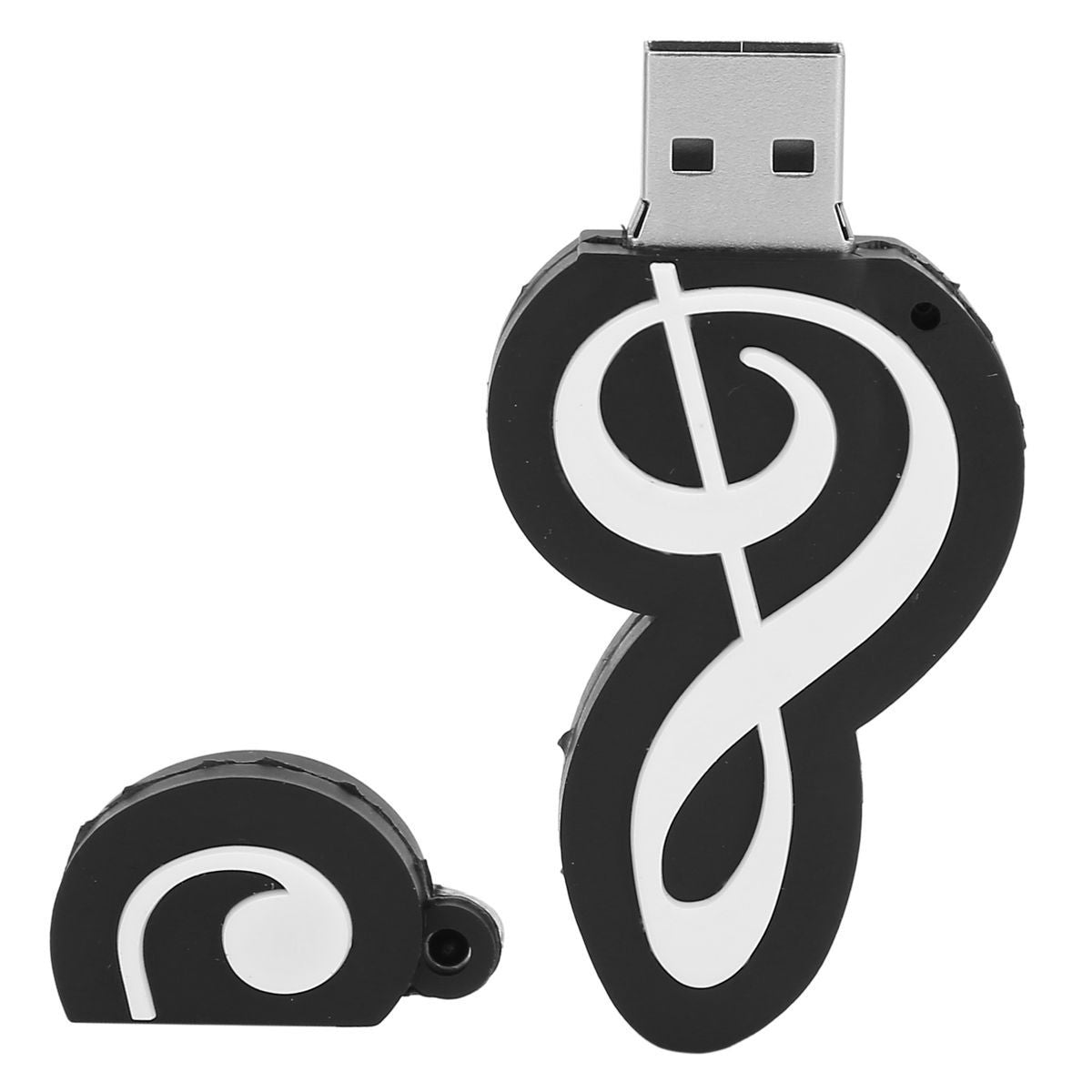 Black Note Appearance USB Flash Drive Cute Music Movie Data Transfer USB