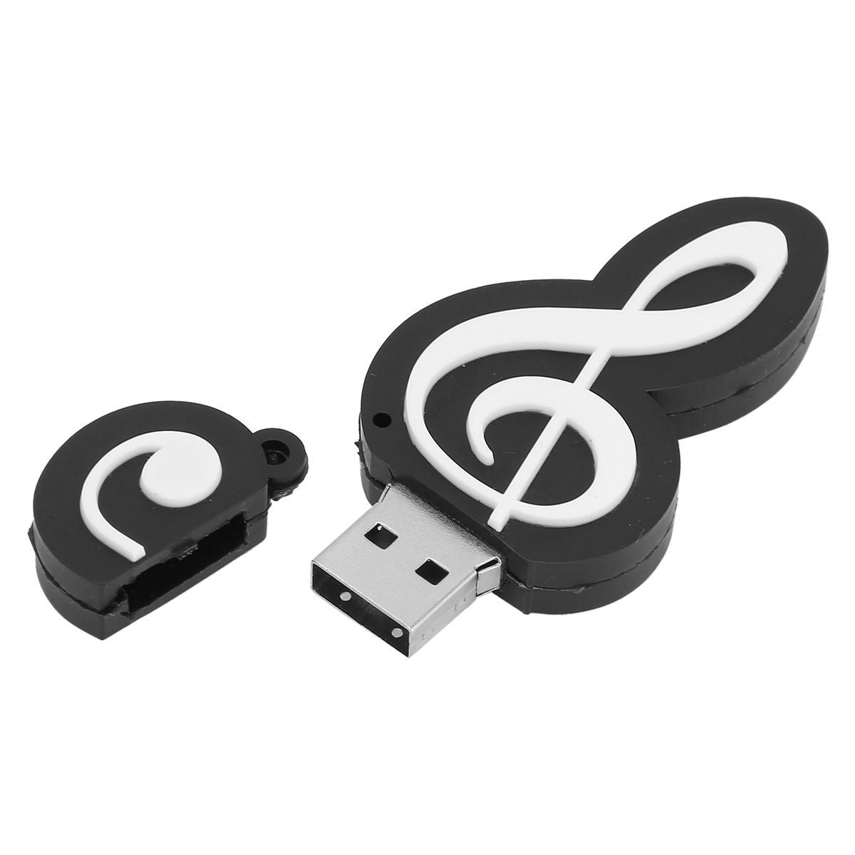 Black Note Appearance USB Flash Drive Cute Music Movie Data Transfer USB